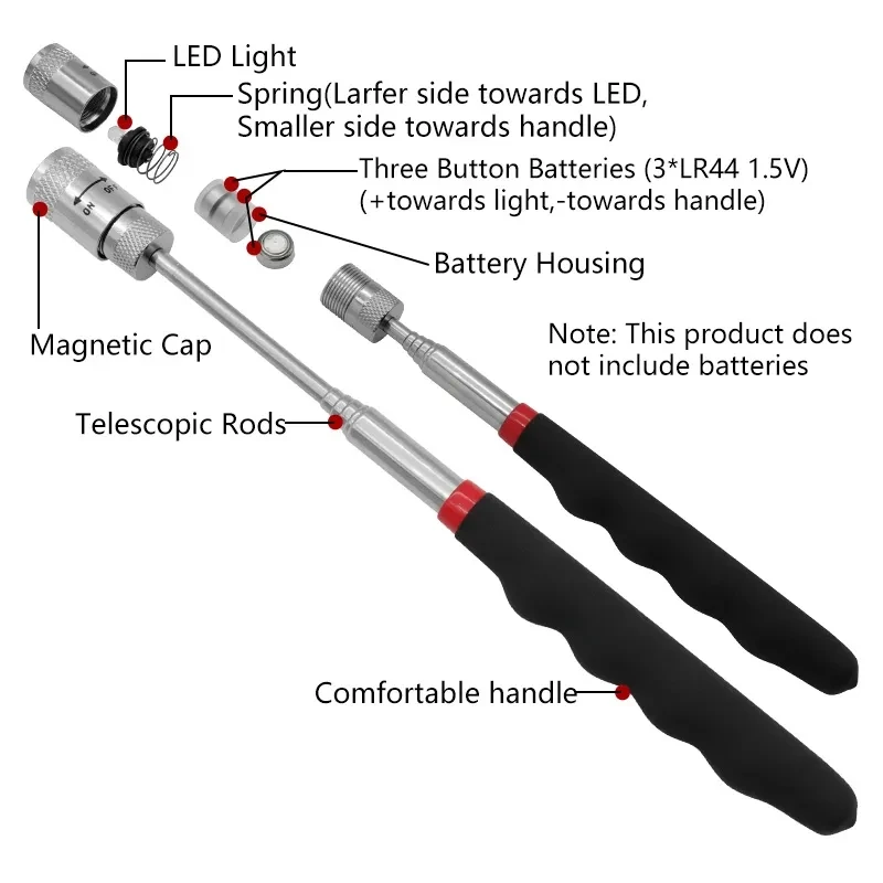 Caneta magnética telescópica e - Fishing Rod Telescopic avaliação e preço