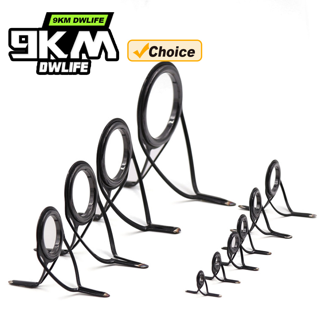 Kit de Guias de Vara Curva 9KM - Fishing Rod Guide Replacement avaliação e preço