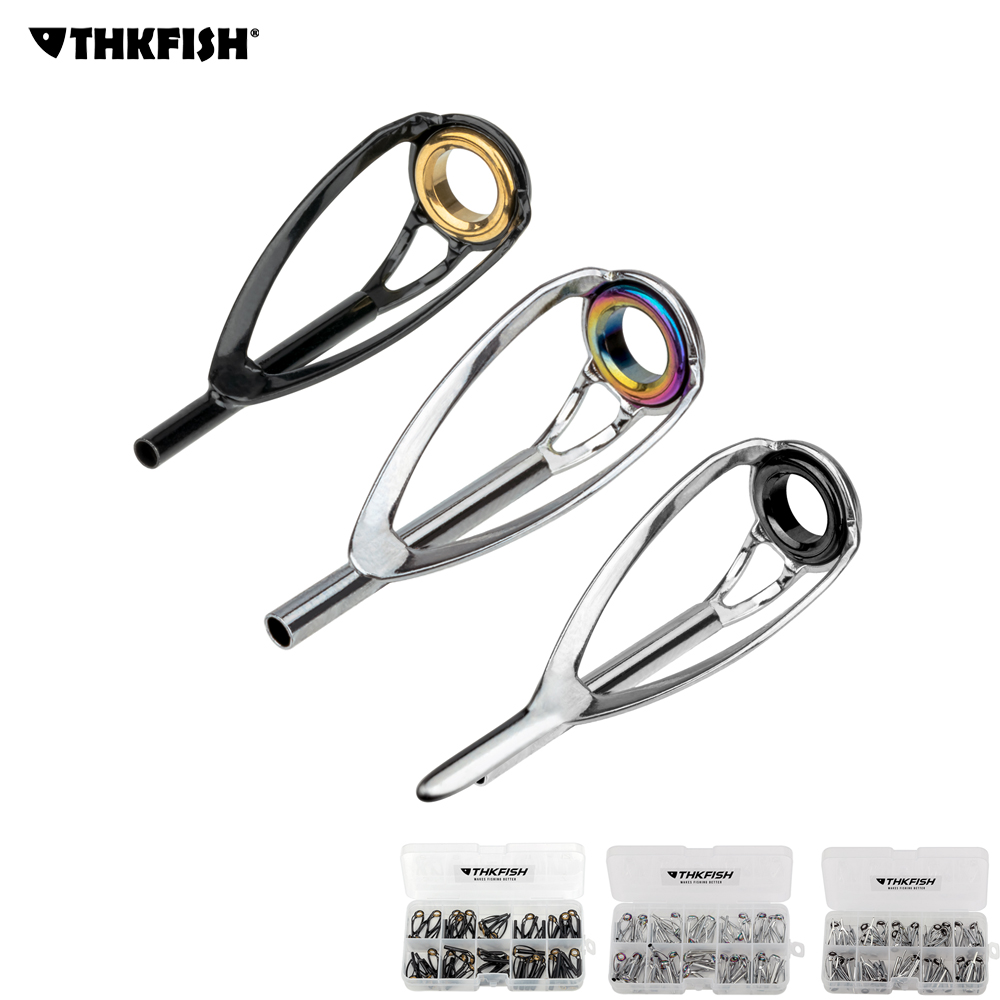 Thkfish 50 peças kit de reparo - Fishing Rod Guide Replacement avaliação e preço